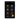 Keystone 3 Pro Black crypto hardware wallet, showing the front with several cryptocurrency logos on the screen..